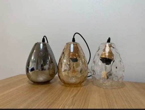 【購入時より7,000円引き】ペンダントライト3点セット