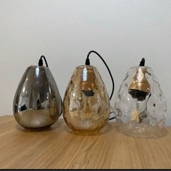 【購入時より7,000円引き】ペンダントライト3点セット