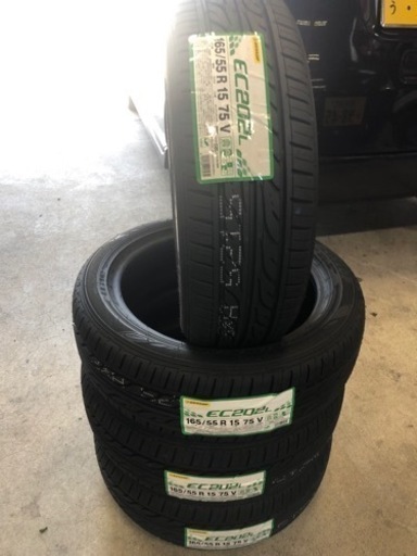 ダンロップ　165/55R15 4本セット、工賃込み！