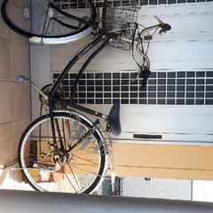 ジャンク品　黒の自転車　26インチ　決まりました。