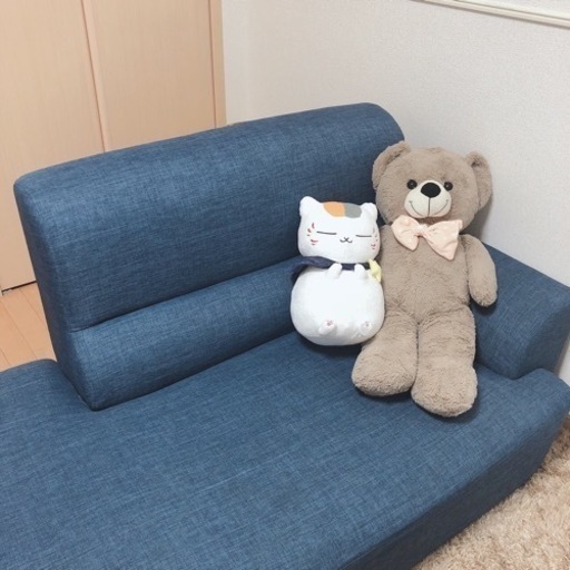 青色 ソファー ※取引決定しました