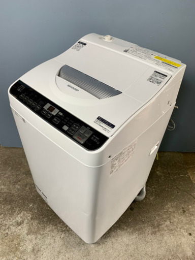札幌市内配送無料 19年製 SHARP シャープ 洗濯乾燥機 5.5kg ES-TX5UC-W Joshinオリジナルモデル
