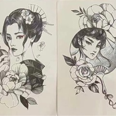 激安   16枚　刺青　タトゥーシール   の画像
