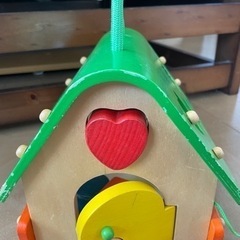 木のおもちゃ 型はめの画像