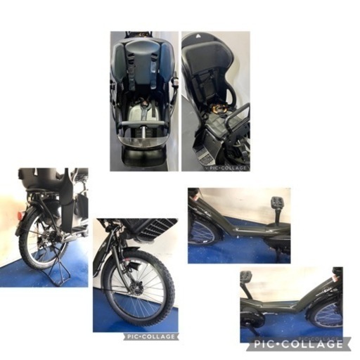 関東全域送料無料 保証付き 電動自転車　ヤマハ　パスキッスミニ　20インチ 8.7ah デジタル 3人乗り