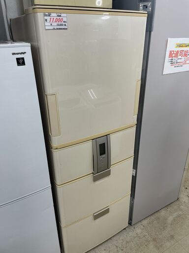 冷蔵庫　375L　製氷機能　シャープ　SJ-HL38P-C　2008年製　【リサイクルショップどりーむ荒田店】
