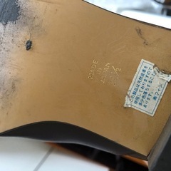 FIN、こげ茶色のロングブーツ、24.5センチ