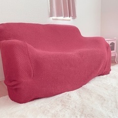 【決まりました】ソファ★カバー付（消毒洗濯済）の画像