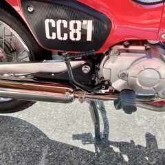 クロスカブカスタム　希少レッド　ボアアップ仕様原付2種　高画質ドラレコ付きの画像