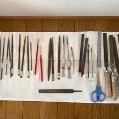 値下げ中‼️実作工具フルセット　ヤスリ､ノギス､ワックス､定規の画像