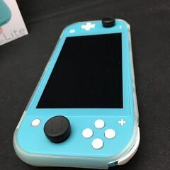 美品 ケース付 switch lite 本体 ターコイズ スイッチライトの画像