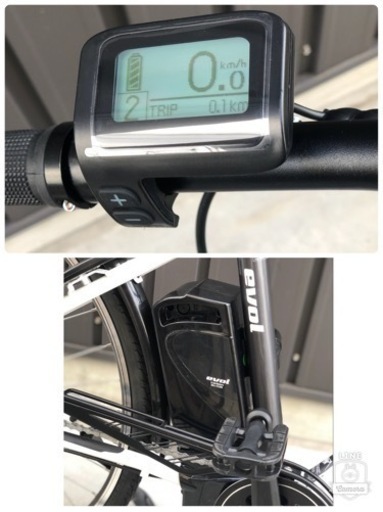 新車?スポーツタイプ電動アシスト自転車 クロスバイク 通勤通学に? evol　