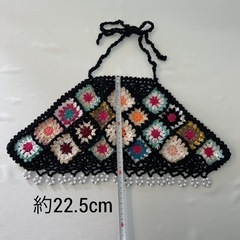 【新商品】トレンドファッション♡クロシェ編み キャミソール ジレの画像