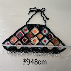 【新商品】トレンドファッション♡クロシェ編み キャミソール ジレの画像