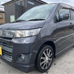 スズキ　ワゴンRスティングレー　車　バイク　　　　の画像
