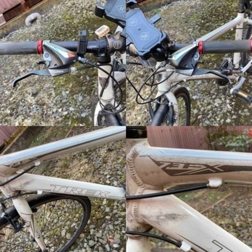 ☆宇都宮市より☆TREK トレック クロスバイク 自転車 7.3FX ホワイト