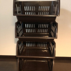 【取引中】積み重ねバスケット 4つセット