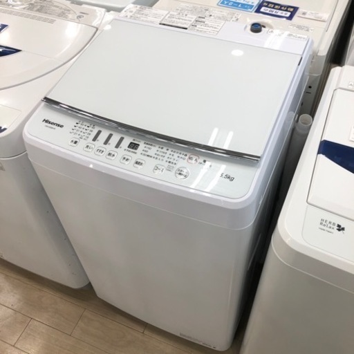 【6ヶ月安心保証付き】Hisense 全自動洗濯機　2020年製