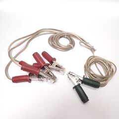 CC159 長谷川電機 バネクランプ式クリップ アースフックH型 3Φ 6.6kV用 透明被覆アース線