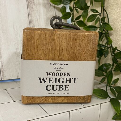 その他 MANGO WOOD WOODEN WEIGHT CUBE