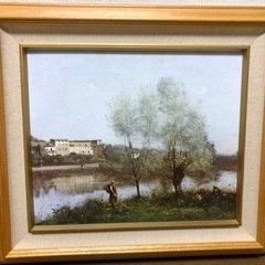 絵画　美術品　アート　額装　風景画