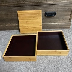 重箱二段　受け渡しは平日午後希望です。の画像