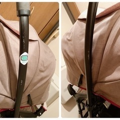 【値下げ中】コンビ メチャカル 両対面式 軽量4kg コンパクト ハイシートA型ベビーカーの画像