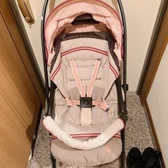 【値下げ中】コンビ メチャカル 両対面式 軽量4kg コンパクト ハイシートA型ベビーカーの画像