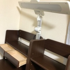 ニトリ　机＆サイド収納①の画像