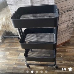 IKEA ロースゴクワゴン黒