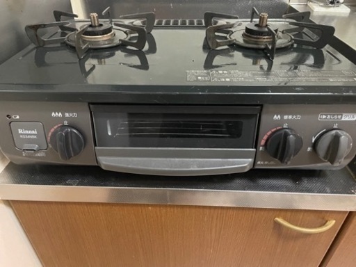 美品！！使用期間1年未満！　有名メーカーの2口ガスコンロ！