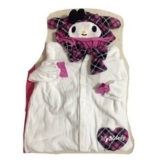 【美品】マイメロディ 着ぐるみタイプ 部屋着 つなぎ の画像
