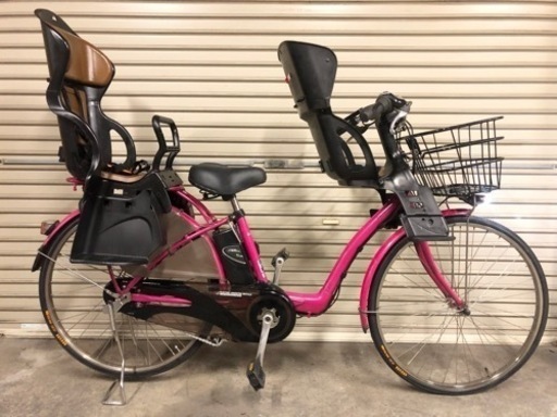 電動自転車☆パナソニック ギュット3人乗り 8ah☆