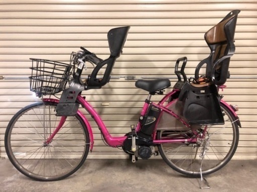 電動自転車☆パナソニック ギュット3人乗り 8ah☆