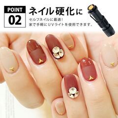 ブラックライト LED 懐中電灯 フィッシング　ネイル硬化の画像