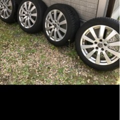 エスティマ　アルミとタイヤセットの画像