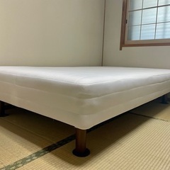 無印　脚付きマットレス　セミダブル