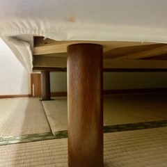 無印　脚付きマットレス　セミダブルの画像