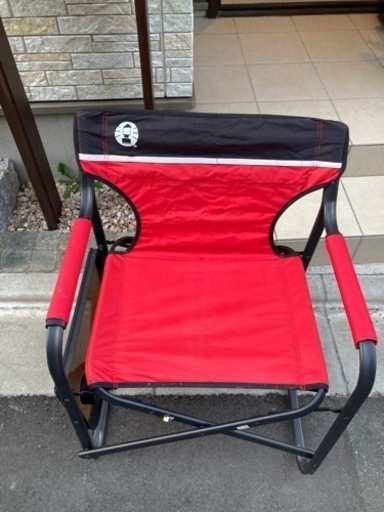【★限定価格★】Colemanサイドテーブル付デッキチェアST(レッド)2脚 楽天市場】コールマン（Coleman） サイドテーブル付デッキチェアST
