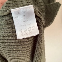 ニットワンピの画像