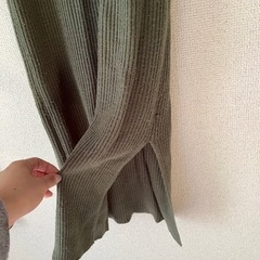 ニットワンピの画像