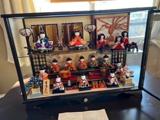 ［交渉中です｝雛人形　ガラスケース　オルゴール