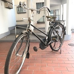 (値下げ)昭和レトロ　アンティーク　マルイシ自転車　現状