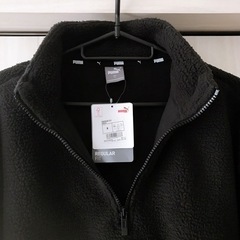 【未使用新品】PUMA/レディース/ハーフジップボアフリースジャケット/Mの画像