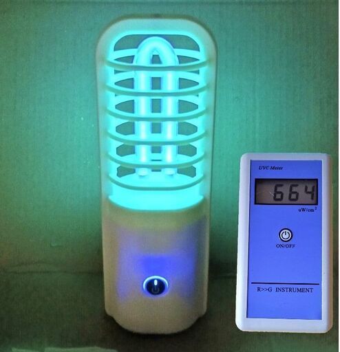 ★未使用★ポータブル UVC殺菌ランプ 紫外線 Xiaomi 空間除菌脱臭 ・オゾンW効果