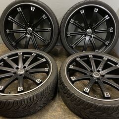 ホイール新品 バランス調整済【YOKOHAMA PARADA 265/30R22】夏タイヤ【LAND FORCE 22インチ 8.5J5HPCD114.3+34】ハリアー RX等(VTY423) クレジットカード QRコード決済可能