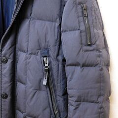 ダウンジャケット　ナノユニバース 西川 ネイビー 定価4万円の画像