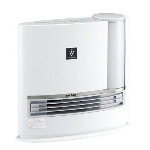 加湿セラミックファンヒーター　SHARP HX-C120W 高濃度プラズマクラスター7000適用