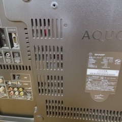 【受付終了】値段交渉してください！37型AQUOS ハイビジョン液晶テレビの画像