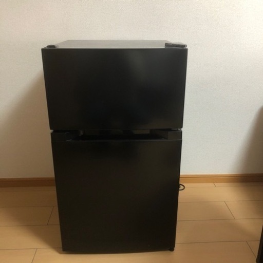 (引取先決まりました)【一人暮らし向け】ノンフロン冷凍冷蔵庫(冷凍室26L冷蔵室61L)(アイリスオーヤマ)PRC-B092D-B 2020年製